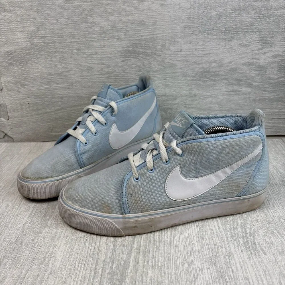 Nike‎ Toki Skateboarding Chukka Sneakers Mens 9 Light Blue Sapphire Skate